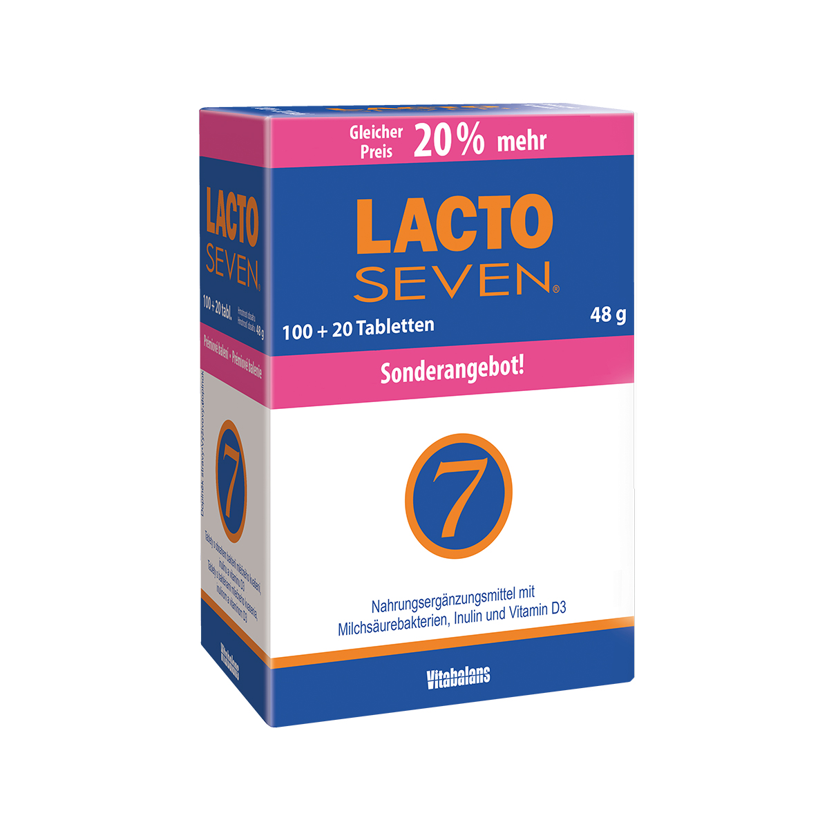Lacto Seven 100 + 20 - Vitabalans